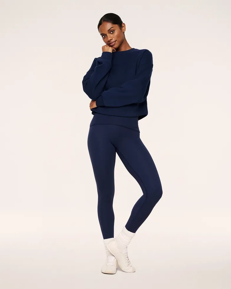 Model wearing SPANX Booty Boost leggings